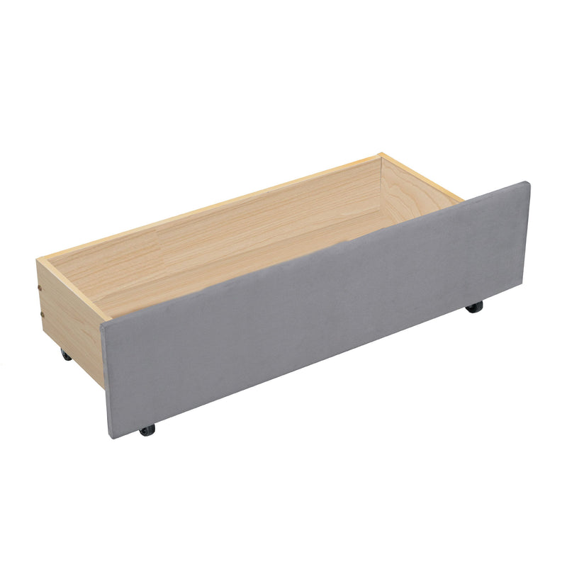 Upholstered Daybed With Ergonomic Design Backrest - R&R Furniture Gallery (Fountain Valley, CA)