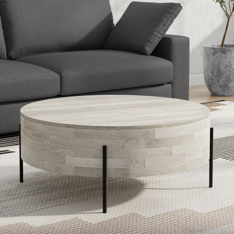 Rayburn - Drum Table - R&R Furniture Gallery (Fountain Valley, CA)