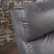 Alma - Contemporary Upholstered Loveseat Recliner - Slate - R&R Furniture Gallery (Fountain Valley, CA)