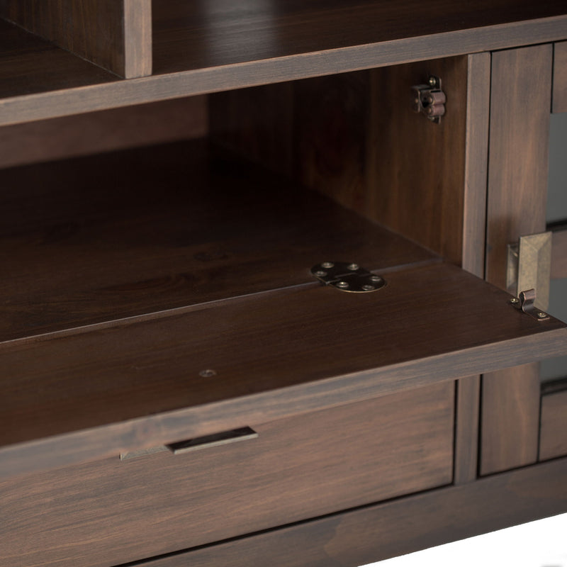 Artisan - TV Media Stand - Natural Aged Brown - R&R Furniture Gallery (Fountain Valley, CA)