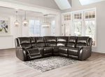 Gorgius - Power Sectional, Espresso
