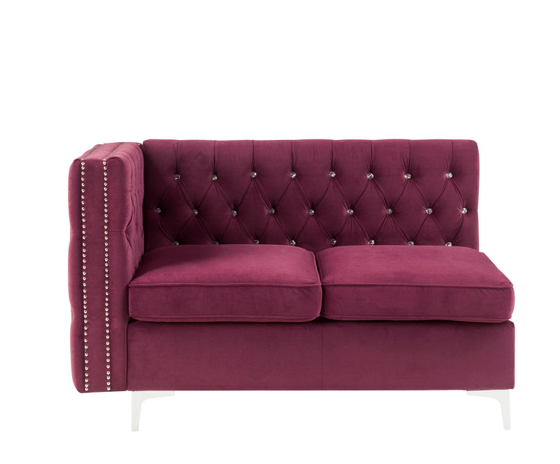 Jaszira - Modular - Armless Loveseat w/2 Pillows - R&R Furniture Gallery (Fountain Valley, CA)