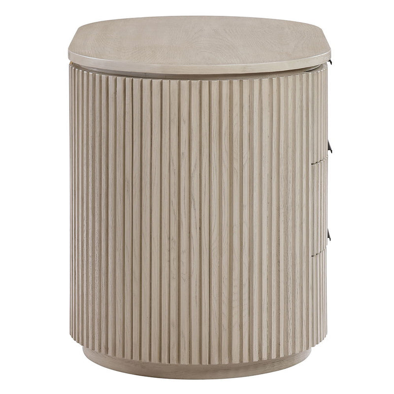 Leanna - Nightstand With USB Port - Light Oak - R&R Furniture Gallery (Fountain Valley, CA)