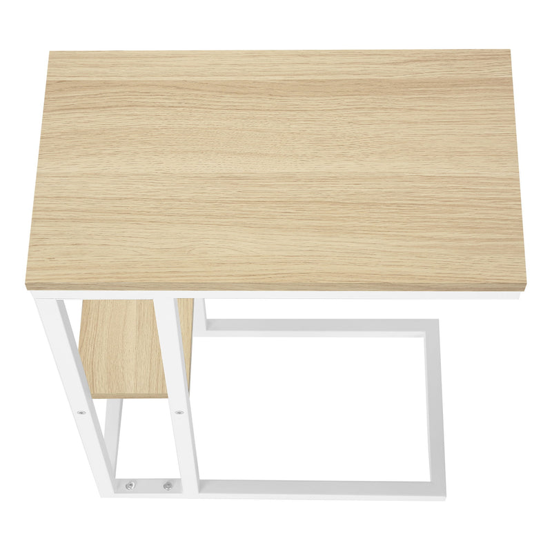 Accent Table, C - Shaped, Marble Look Contemporary & Modern Convenient Design - R&R Furniture Gallery (Fountain Valley, CA)