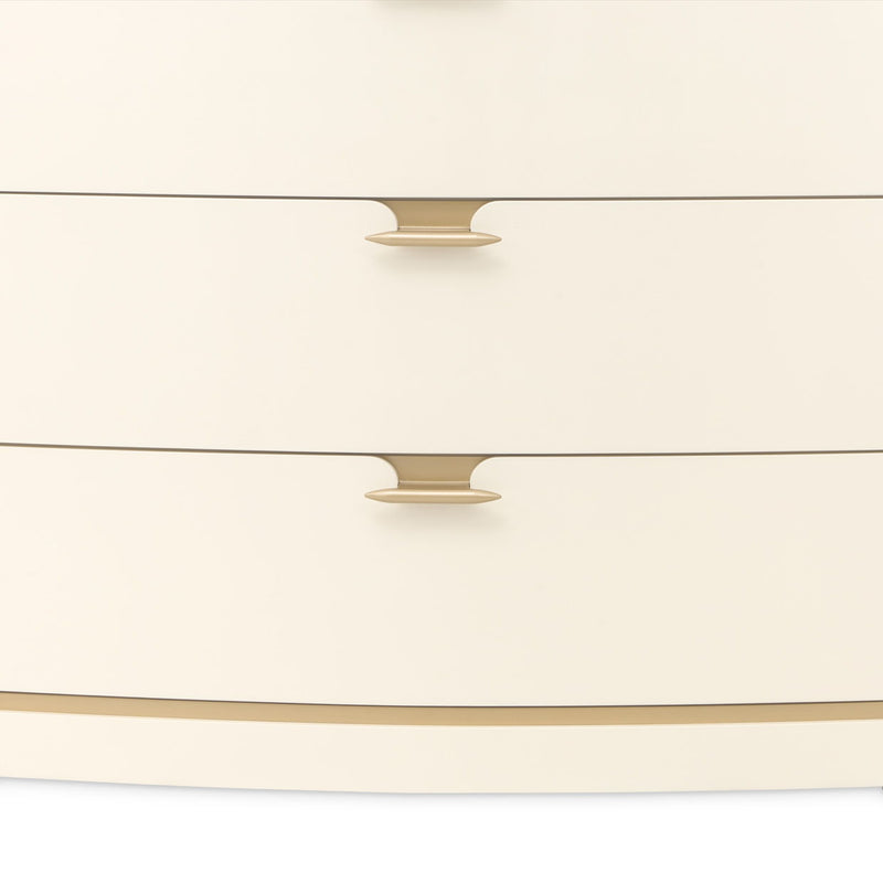 La Terrazza - 5-Drawer Chest - Creamy Pearl - R&R Furniture Gallery (Fountain Valley, CA)