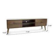 Adrian - TV Stand - Walnut Brown - R&R Furniture Gallery (Fountain Valley, CA)