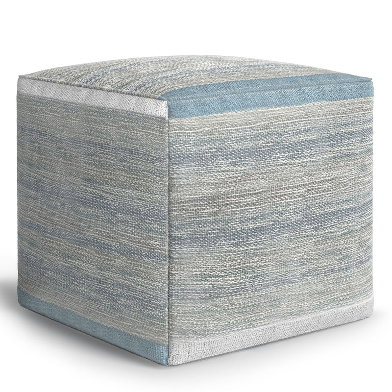 Naya - Upholstered Cube Pouf - R&R Furniture Gallery (Fountain Valley, CA)