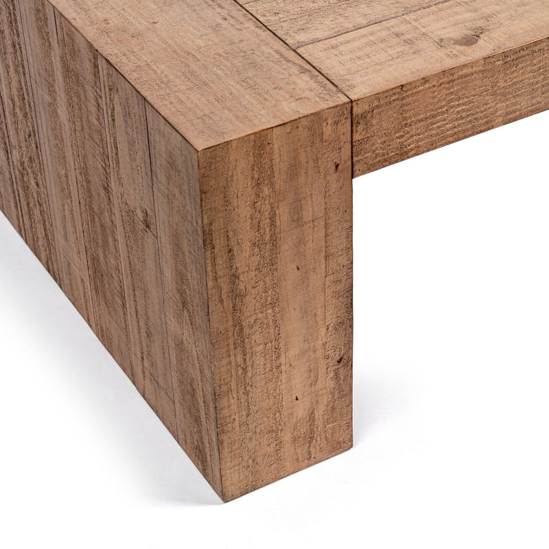 Classic Home Clayton coffee table for living room with wooden surface and modern design, perfect for contemporary home decor.
