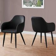 Dining Chair Side, Upholstered For Dining Room, Contemporary & Modern (Set of 2) - R&R Furniture Gallery (Fountain Valley, CA)