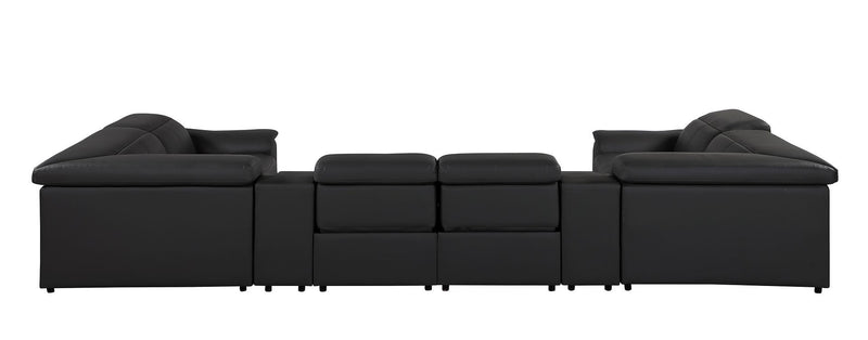 9762 - 8-Piece U Shaped Sectional Sofa With 4 Power Recliner