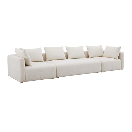Hangover - Boucle Sofa - Cream - R&R Furniture Gallery (Fountain Valley, CA)