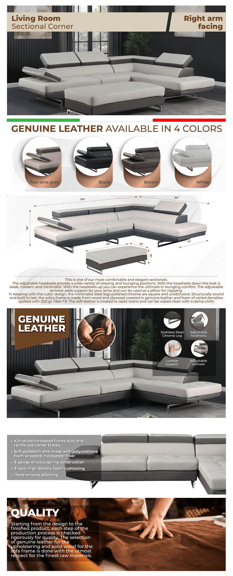 8136 - Sectional - R&R Furniture Gallery (Fountain Valley, CA)