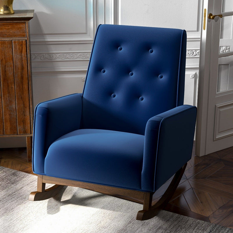 Demetrius - Solid Wood Rocking Chair - R&R Furniture Gallery (Fountain Valley, CA)