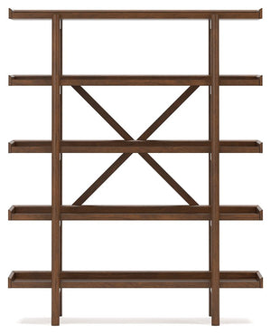 Lyncott - Bookcase - Brown - R&R Furniture Gallery (Fountain Valley, CA)