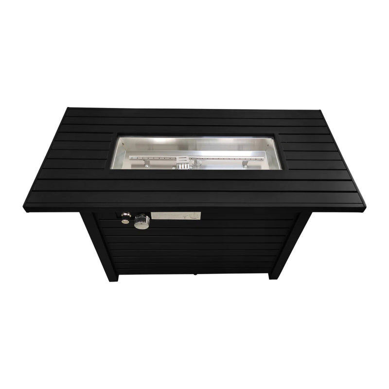 Outdoor Fire Pit Table With Lid Fuel Versatility - R&R Furniture Gallery (Fountain Valley, CA)