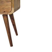 Curved Nightstand, - R&R Furniture Gallery (Fountain Valley, CA)