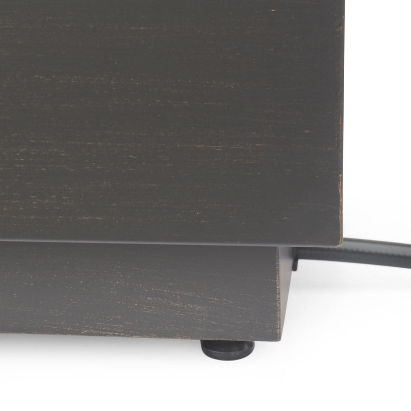 Modern Square Fire Pit With 50, 000 Btu