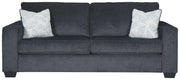 Signature Design by Ashley Altari sleeper sofa with plush upholstery and fold-out bed, ideal for versatile living spaces.