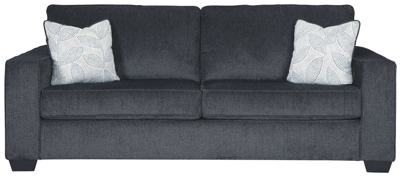 Signature Design by Ashley Altari sleeper sofa with plush upholstery and fold-out bed, ideal for versatile living spaces.