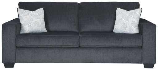 Signature Design by Ashley Altari sleeper sofa with plush upholstery and fold-out bed, ideal for versatile living spaces.