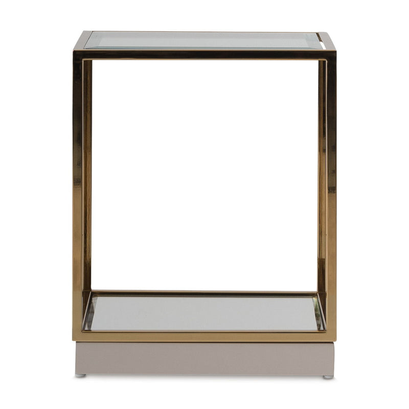 Savannah Breeze - End Table - Bright Gold - R&R Furniture Gallery (Fountain Valley, CA)