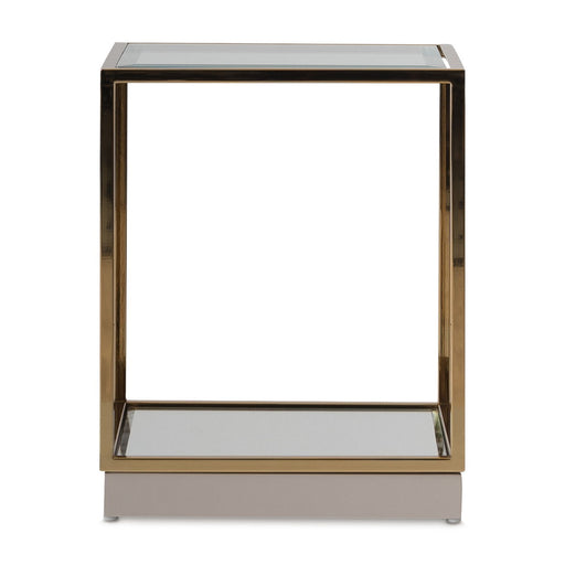 Savannah Breeze - End Table - Bright Gold - R&R Furniture Gallery (Fountain Valley, CA)