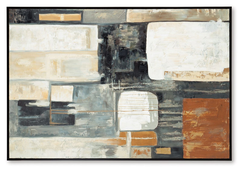 Howford - Wall Art - Brown / Black / Gray - R&R Furniture Gallery (Fountain Valley, CA)