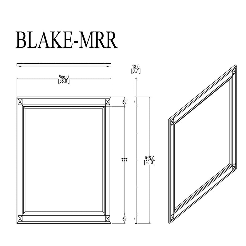 Lively - Mirror With Glitter Detail - Black - R&R Furniture Gallery (Fountain Valley, CA)