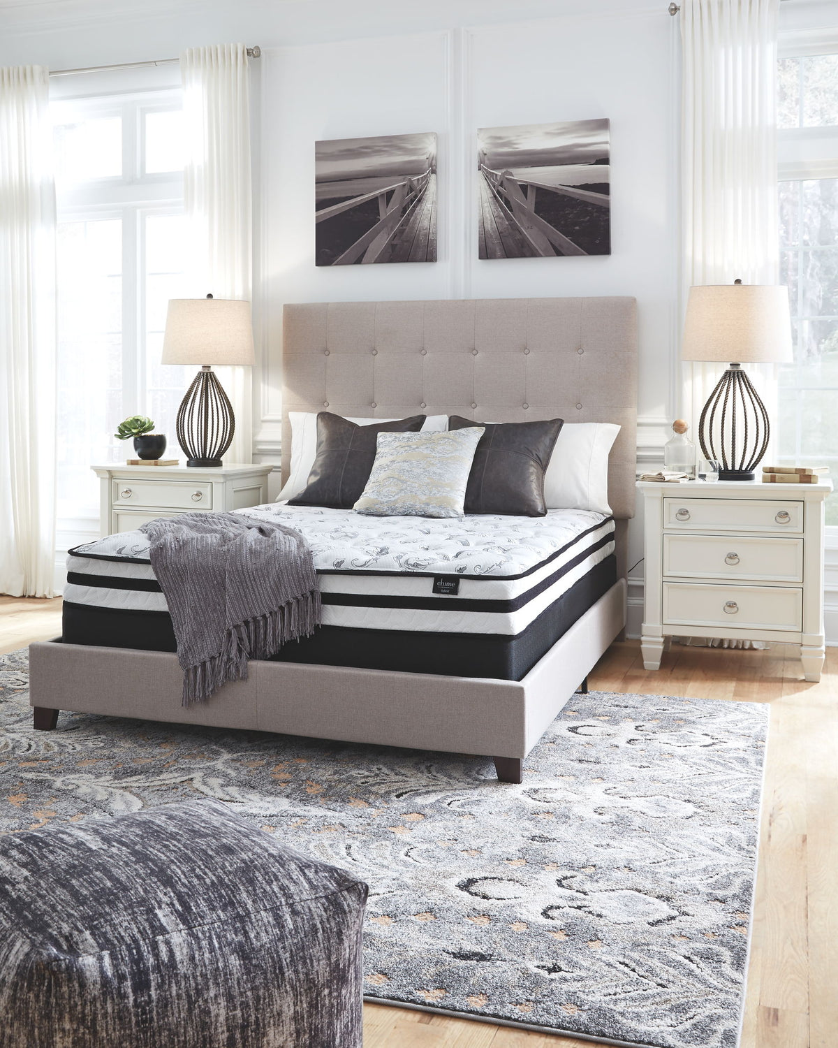 8 Inch Chime Innerspring - Firm Mattress - R&R Furniture Gallery (Fountain Valley, CA)