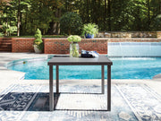 Rocky Creek - Square Dining Table With Umbrella Option - Gray - R&R Furniture Gallery (Fountain Valley, CA)