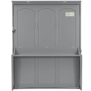 Murphy Bed With Desk, LED Lights & USB Charging Station - R&R Furniture Gallery (Fountain Valley, CA)