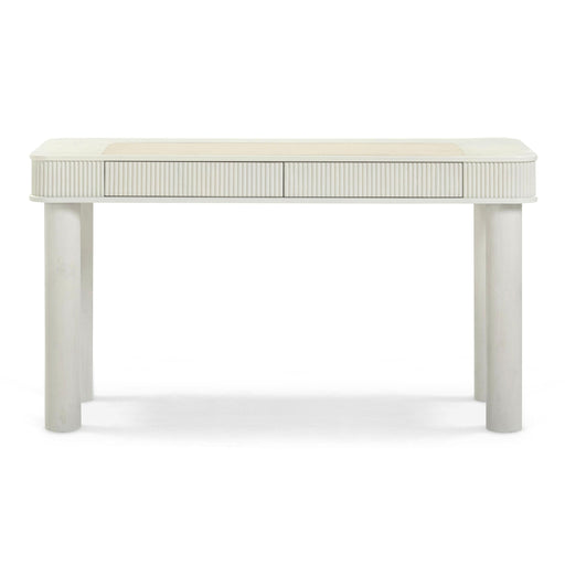 Sarah - Executive Work Desk - Cream - R&R Furniture Gallery (Fountain Valley, CA)