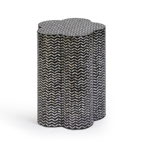 Mother of Pearl Shell Side Table - Truffle - R&R Furniture Gallery (Fountain Valley, CA)