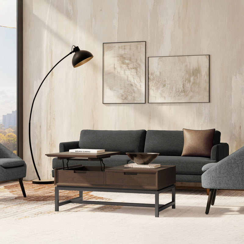 Banting - Lift Top Coffee Table - Walnut Brown - R&R Furniture Gallery (Fountain Valley, CA)