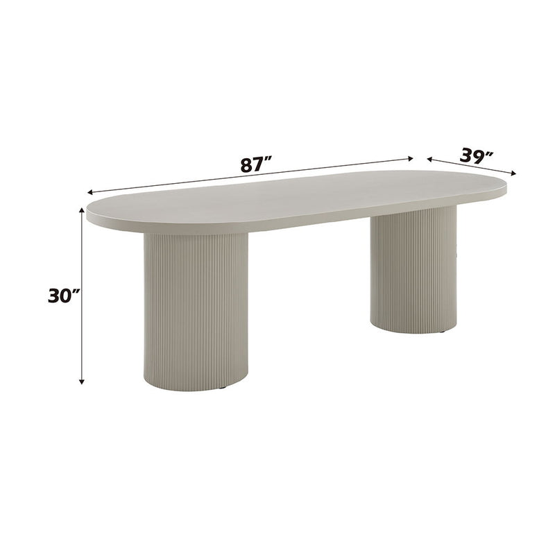 Laela - Dining Table - Bone White - R&R Furniture Gallery (Fountain Valley, CA)