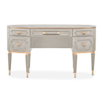 St. Charles - Vanity Desk - Dove Gray - R&R Furniture Gallery (Fountain Valley, CA)