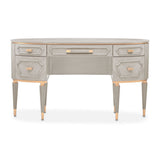 St. Charles - Vanity Desk - Dove Gray - R&R Furniture Gallery (Fountain Valley, CA)