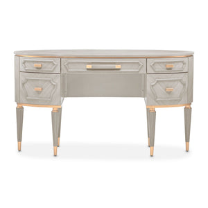 St. Charles - Vanity Desk - Dove Gray - R&R Furniture Gallery (Fountain Valley, CA)