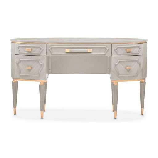 St. Charles - Vanity Desk - Dove Gray - R&R Furniture Gallery (Fountain Valley, CA)