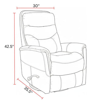 Gemini - Swivel Glider Recliner (Set of 2)