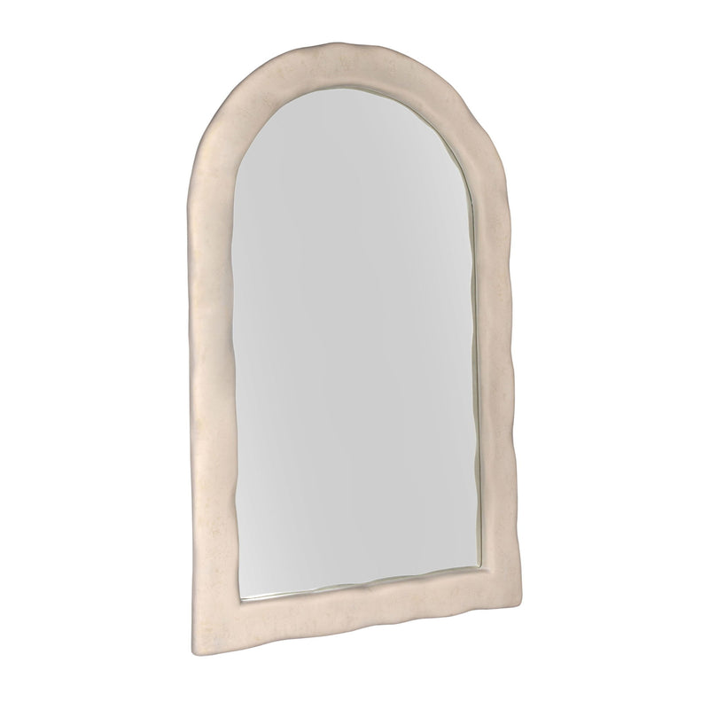 Kaia - Textured Floor Mirror - Cream - R&R Furniture Gallery (Fountain Valley, CA)