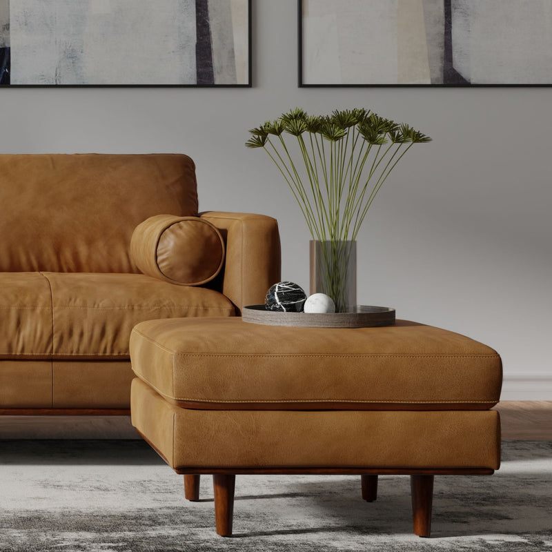 Morrison - Handcrafted Ottoman - R&R Furniture Gallery (Fountain Valley, CA)