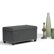 Amelia - Transitional Storage Ottoman Bench - R&R Furniture Gallery (Fountain Valley, CA)