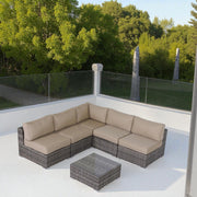 Seating Set With Cushions Handcrafted Wicker Design - R&R Furniture Gallery (Fountain Valley, CA)