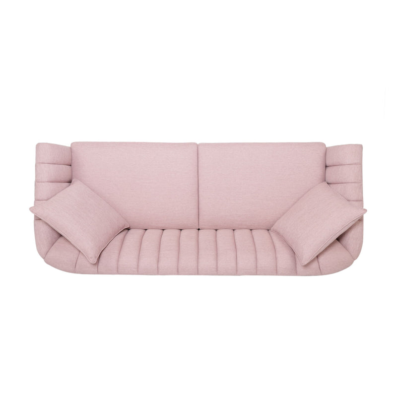 Contemporary 3 Seater Sofa With Accents - R&R Furniture Gallery (Fountain Valley, CA)