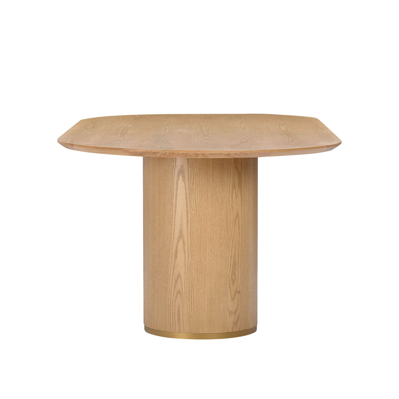 Brandy - Oval Dining Table - Natural - R&R Furniture Gallery (Fountain Valley, CA)