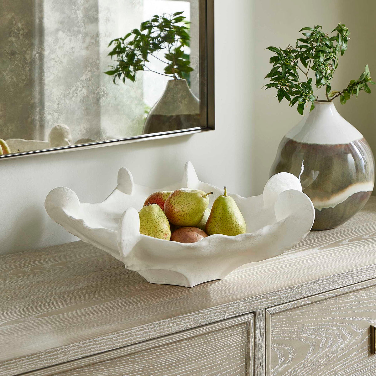 Coral Mirage - Outdoor Bowl - White