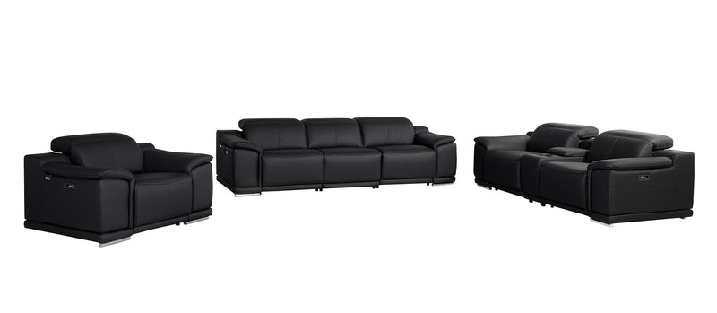 9762 - 7-Piece Modular Power Reclining Sofa, Loveseat And Chair Set With 6 Power Recliners In