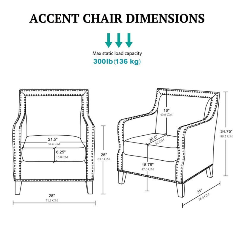 Shasta - Accent Chair With And Nail Buttons - Brown - R&R Furniture Gallery (Fountain Valley, CA)