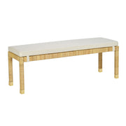 Amara - Woven Rattan Bench - R&R Furniture Gallery (Fountain Valley, CA)